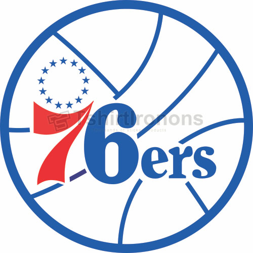 Philadelphia 76ers T-shirts Iron On Transfers N1147 - Click Image to Close